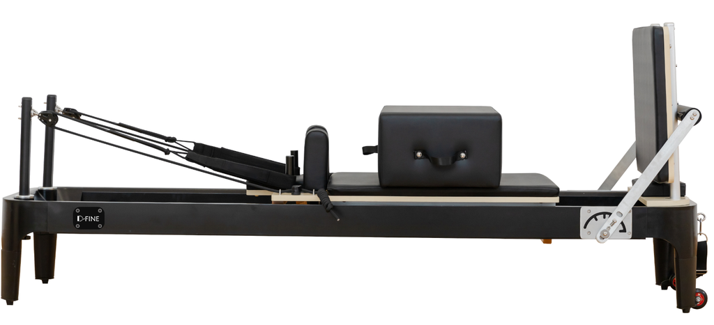 جهاز بيلاتس من سبائك الألومنيوم – DEFINE PILATES F6005 باللون الأسود الكامل
