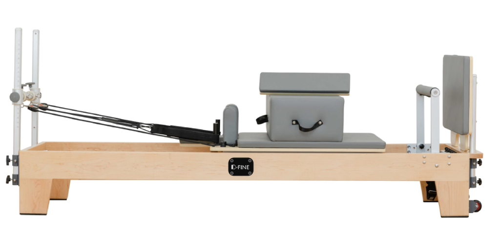 DEFINE PILATES GH88 – ADJUSTABLE MAPLE WOOD PILATES REFORMER