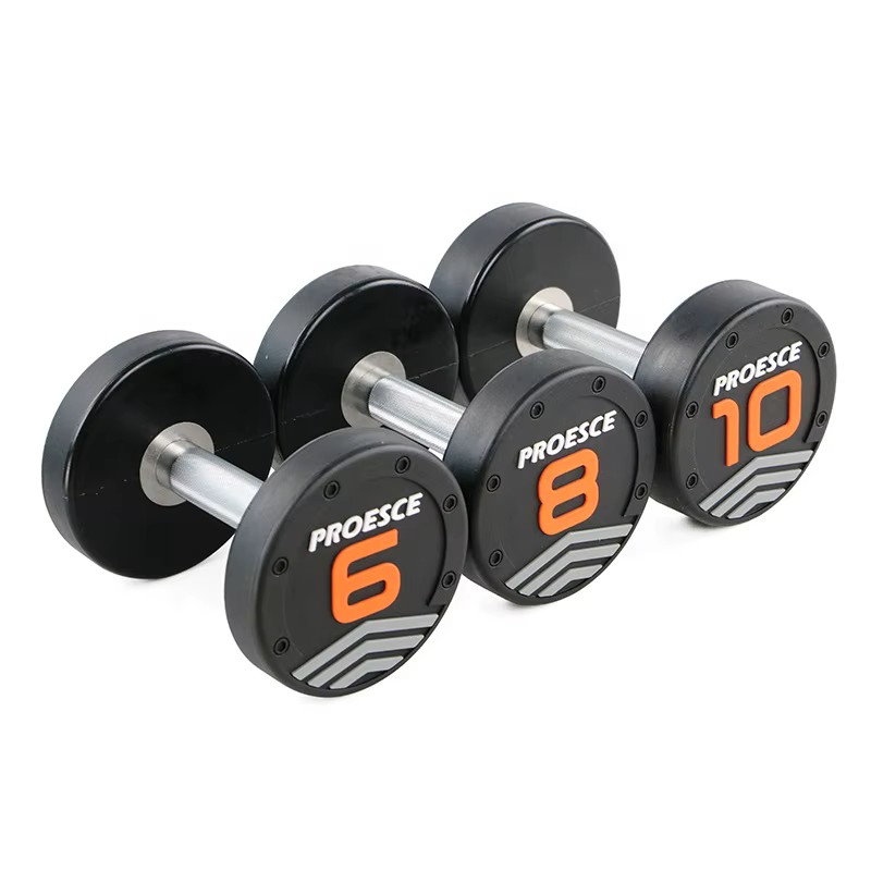 Rubber Dumbbell Pair