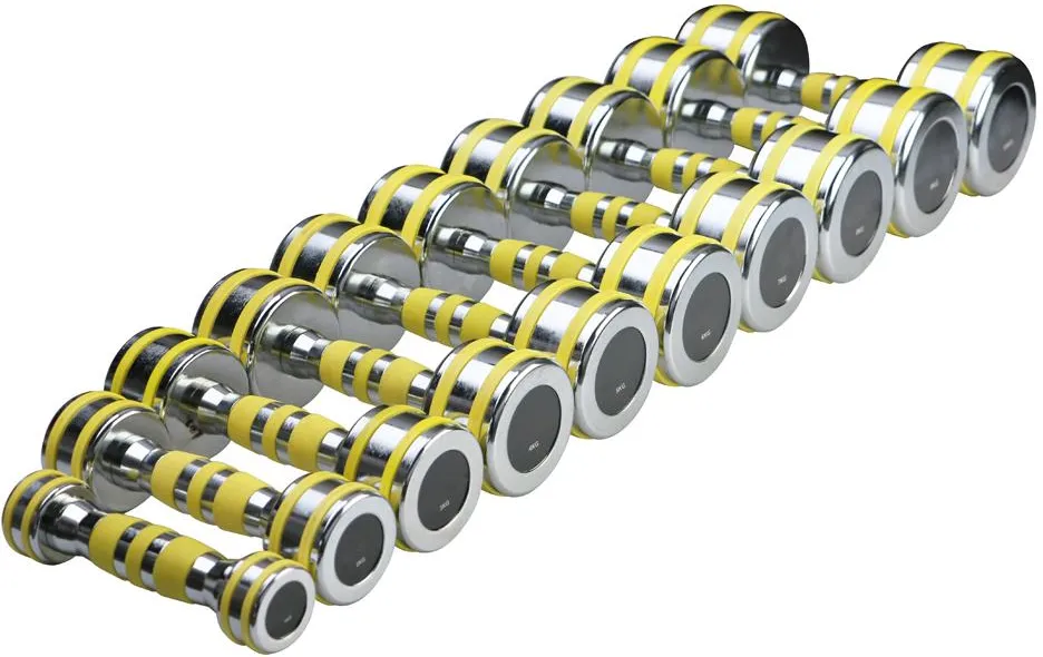 CHROMED STEEL DUMBBELL
